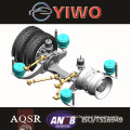Electric motor drive bus axle assembly